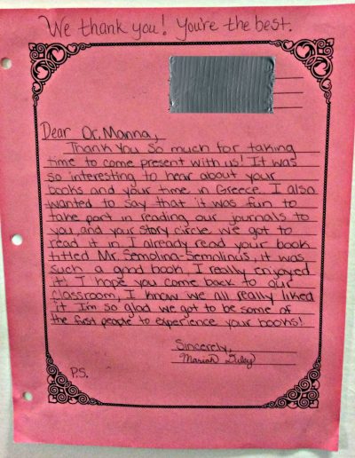 Testimonial - Anthony L Manna