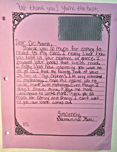 Testimonial - Anthony L Manna